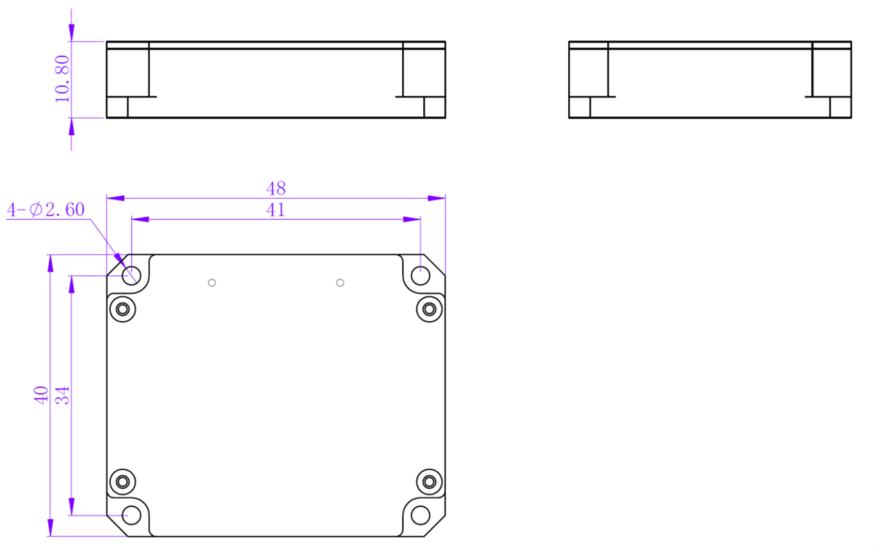 V/F Conversion Circuit Dimensions