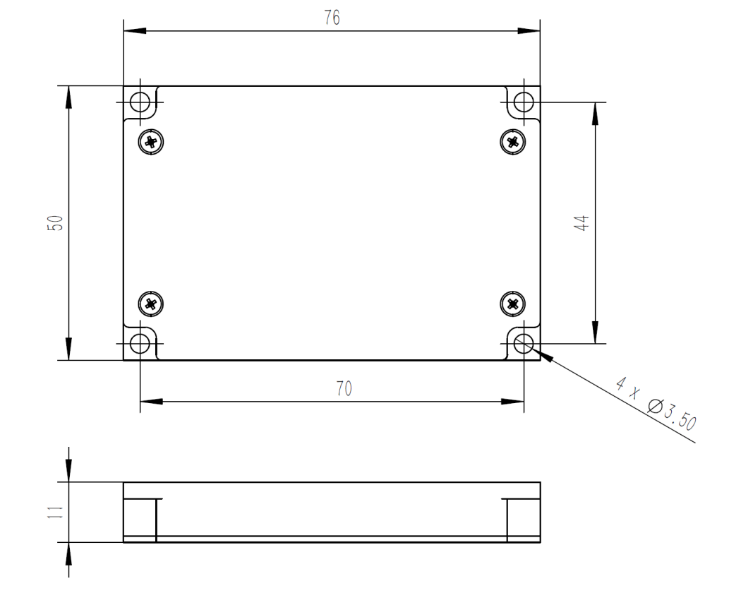 I/F Conversion Circuit Dimensions