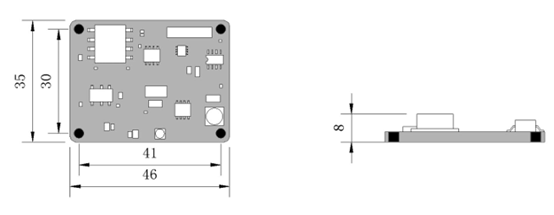 inclination sensors Dimensions