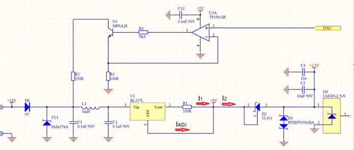 Constant current and voltage regulation circuit Constant current and voltage regulation circuit